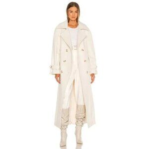 EAVES Zoe Coat in Ivory